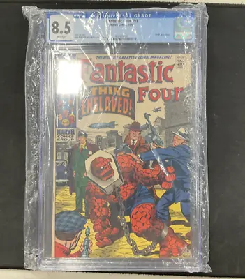 Buy Fantastic Four #91 CGC 8.5 1969 WP • 125.80£