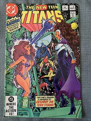 Buy The New Teen Titans #23 - Key 1st Blackfire Appearance - Dc Comics 1982 • 15.81£