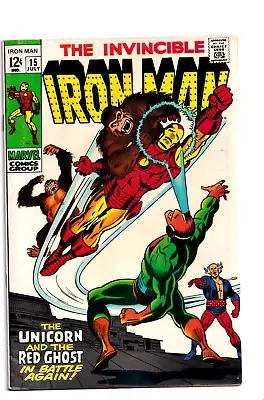 Buy Iron Man #15 1969 Marvel Comics 1st App. Alex Nevsky • 62.58£