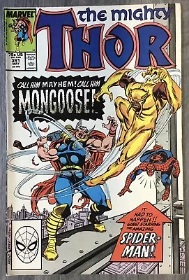Buy The Mighty Thor No. #391 May 1988 Marvel Comics VG/G • 5£
