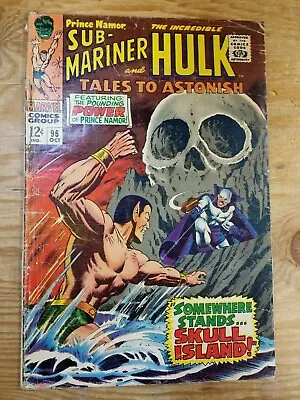 Buy Tales To Astonish #96 Sub-Mariner & Incredible Hulk • 8.04£