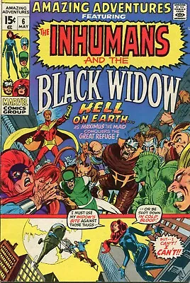 Buy Amazing Adventures # 6 - Inhumans And Black Widow - Neal Adams Art - Cents • 9.99£