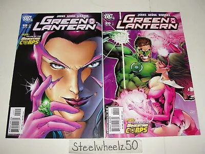 Buy Green Lantern #19 & 20 Comic Lot DC 2007 Star Sapphire Sinestro Corps War Johns • 12.83£