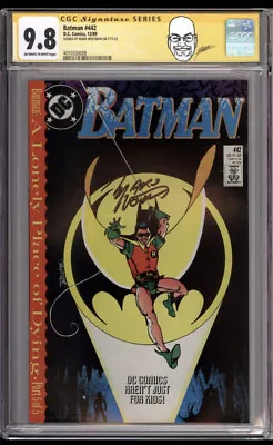 Buy DC Comics Batman #442 CGC 9.8 Signed Auto Autograph Tim Drake Robin 1st App Key • 209.36£