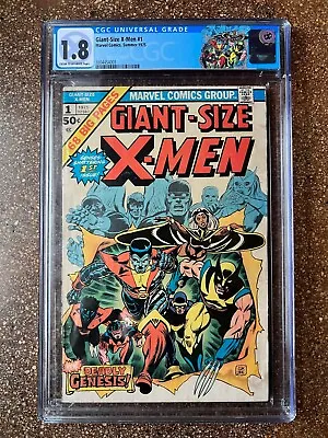 Buy Giant Size X-men #1 (1975) CGC 1.8 - 1st App STORM, COLOSSUS & NIGHT CRAWLER! • 907.05£
