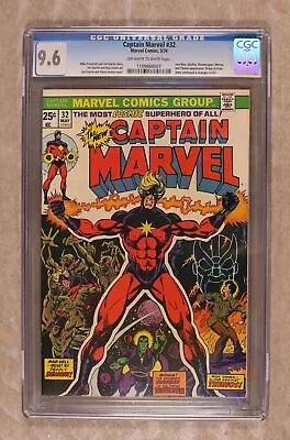 Buy Captain Marvel #32 CGC 9.6 1974 1109984007 • 307.82£