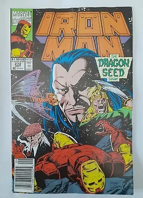 Buy 1991 Iron Man 272 VF/NM.Origin Of Mandarin.First App.Byrne Story.Marvel Comics • 17.04£