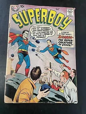 Buy 2 DC Comic Lot Superboy 68 1st App Bizarro Wonder Woman 98 Detached Covers • 513.41£