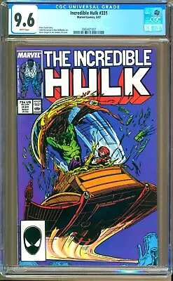 Buy Incredible Hulk #331 (1987) CGC 9.6  WP  McFarlane - David - DeMulder - Geiger • 47.29£