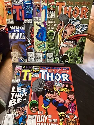 Buy 6 Comic Lot Thor #419-424 Marvel 1990 Stellaris Blue Celestial • 4.79£