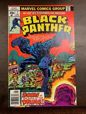 Buy BLACK PANTHER #7  (1977) Marvel Comics, Jack Kirkby FN/VF • 16£