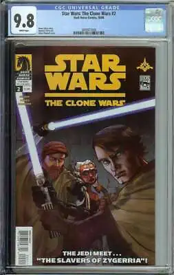 Buy Star Wars: The Clone Wars #2 CGC 9.8 2nd App Ahsoka Tano Dark Horse • 226.42£