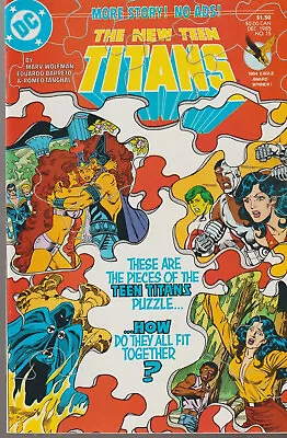 Buy New Teen Titans #15 Comic Book 1985 VF- Marv Wolfman Eduardo Barreto DC • 9.99£