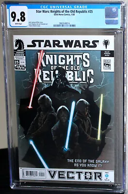 Buy Star Wars: Knights Of The Old Republic #25 CGC NM/MT 9.8 White Pages 3863048014 • 67.80£