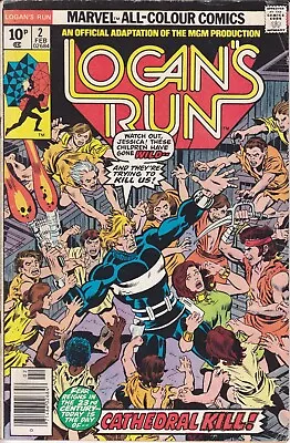 Buy 1976 Marvel Comic LOGAN'S RUN 2 - Only £4.99 POSTFREE UK - George Perez Art • 4.99£