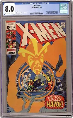 Buy Uncanny X-Men #58 CGC 8.0 1969 4031792011 • 372.28£