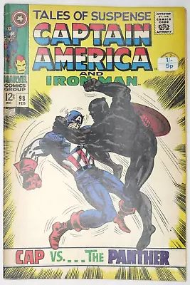 Buy Tales Of Suspense #98 Black Panther Iron Man Marvel Comics (1968) • 27.95£