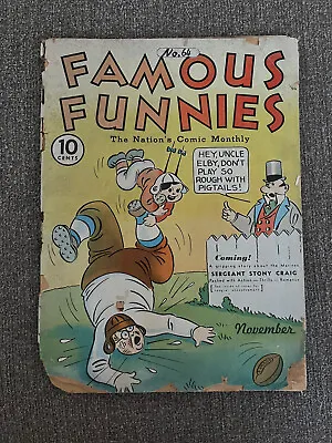Buy Famous Funnies #64 November 1939 POOR JP • 11.85£