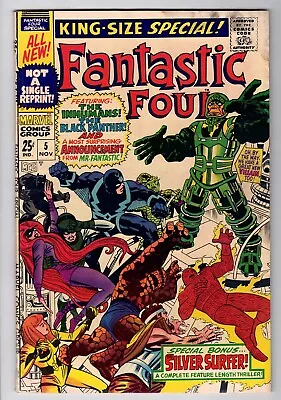 Buy Fantastic Four Annual #5 3.0 1967 Off-white Pages • 38.74£
