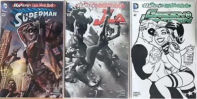 Buy Harley’s Little Black Book 3 Variant Issues All NM Superman JLA Green Arrow • 29.99£