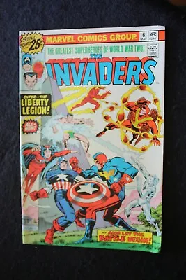 Buy THE INVADERS #6 1976 MARVEL Comic • 7.95£