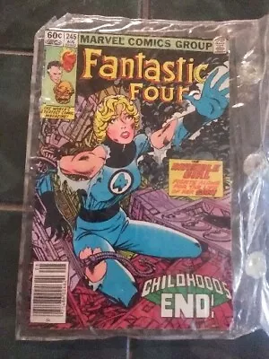 Buy Marvel Comic Group Fantastic Four #245 Childhoods End , The Invisible Girl VG • 2.37£