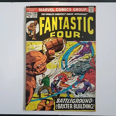 Buy Fantastic Four #130 Vol. 1 (1961) 1973 Marvel Comics • 18.97£