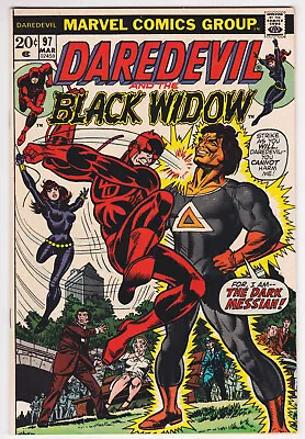 Buy Daredevil #97 Very Fine 8.0 Dark Messiah Black Widow Gene Colan Art 1973 • 17.47£