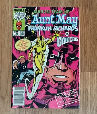 Buy Marvel Team-Up #137 Aunt May & Franklin Richards Vs Galactus (1984) • 6.43£