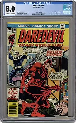Buy Daredevil #131 CGC 8.0 1976 3970600008 1st App. New Bullseye • 371.78£