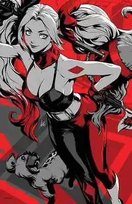Buy Harley Quinn Black White Redder #1 (of 6) Cvr F Artgerm Foil Var • 11.50£
