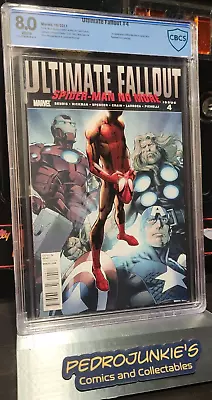 Buy ULTIMATE FALLOUT 4 Marvel 1st Miles Morales Spiderman First Print CBCS (Not CGC) • 299.64£