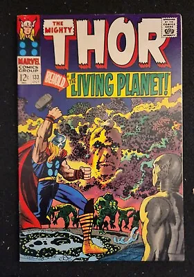 Buy Thor #133 (Marvel Comics 1966) VF- Jack Kirby Cover • 110.85£