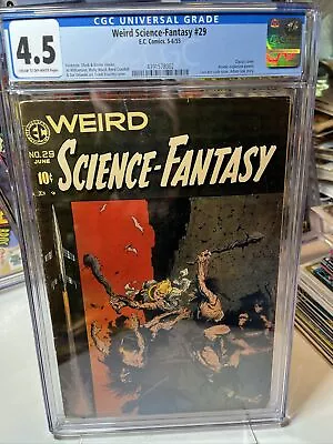 Buy Weird Science-Fantasy #29 1955 CGC 4.5 Classic EC Frazetta - Last Pre Code Issue • 800.44£