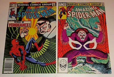 Buy Amazing Spider-man #240,241 Romita Jr Vulture 9.0/9.2  1983 • 18.26£