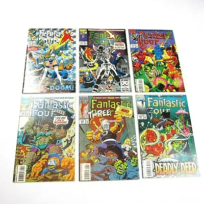 Buy 6 Vintage 1993-94 Fantastic Four Marvel Comic Books 375, 377, 378, 379, 383, 385 • 23.71£