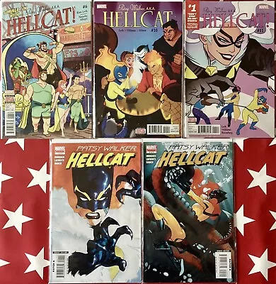Buy Patsy Walker: Hellcat, 5 Issue Marvel Comic Bundle, 2008, 2016, Rare, 1st Issue • 9.99£