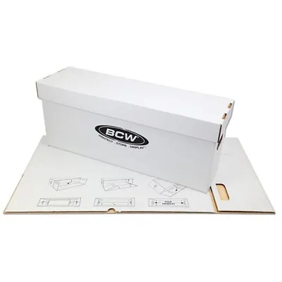 Buy Bundle / 10 BCW Long Cardboard Comic Book Storage Boxes Box Holds 250-300 Comics • 112.58£