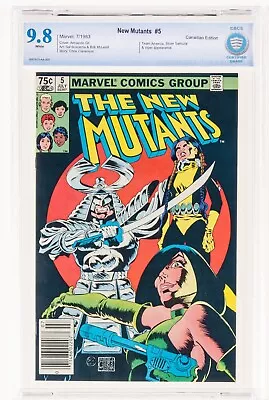 Buy NEW MUTANTS #5 1983 Canadian Price Variant CBCS 9.8 NEWSSTAND White Pages Cgc • 192.43£