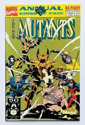 Buy The New Mutants Annual #7. (Marvel 1991) VF/NM Condition Classic. • 9.38£