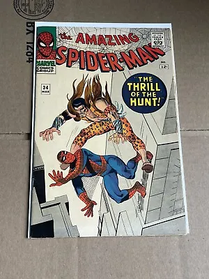 Buy Amazing Spider-Man #34 VF- Kraven The Hunter 1965 Steve Ditko Vintage Silver • 275.93£