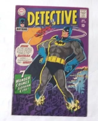 Buy Detective Comics #368 1967 Nice Fn  7 Wonder Crimes,elongated Man + The Atom • 23.99£