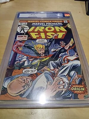 Buy Marvel Premiere #15 CGC 9.2 1974  1st App. And Origin Iron Fist • 450£