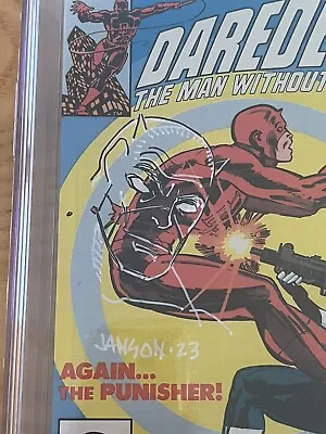 Buy Daredevil #183 CGC SS 9.6 WP, Signed/Sketched Klaus Janson Punisher Vs DD • 237.18£
