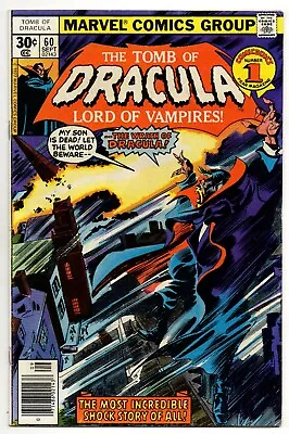 Buy Tomb Of Dracula Vol 1 No 60 Sep 1977 (VFN+) (8.5) Marvel, Bronze Age • 13.99£
