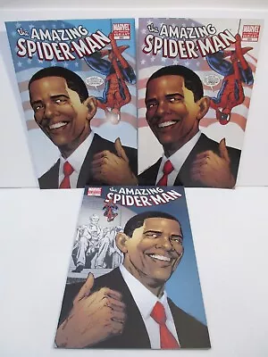Buy Amazing Spider-Man 583 Obama Variant / 3rd, 4th, 5th Printings - Marvel 2009 • 23.70£