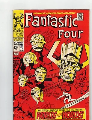 Buy Fantastic Four #75 - (1968)   Stan Lee & Jack Kirby  Fine+   Loose Centerfold • 39.53£