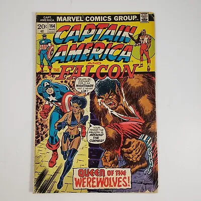 Buy Captain America #164 Marvel 1973 First Appearance Nightshade • 39.49£