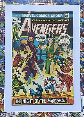 Buy Avengers #114 - Aug 1973 - Swordsman Appearance! - Vfn- (7.5) Pence Copy • 24.99£