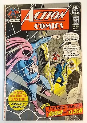 Buy Action Comics #406 W/ Superman Dc Nov. 1971 F/vf 7.0 Curt Swan Alex Toth Art • 11.06£